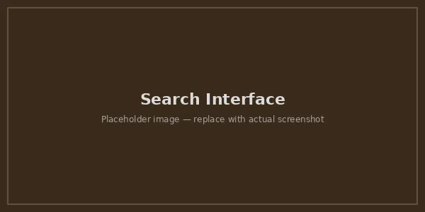 Search interface
